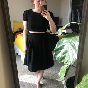 Two-Piece Black Dress